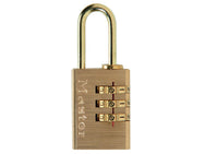 Master Lock Brass Finish 20mm 3-Digit Combination Padlock – – Now available at MTN Shop UK.