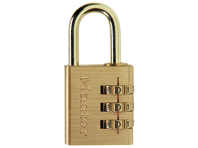 Master Lock Brass Finish 30mm 3-Digit Combination Padlock – – Now available at MTN Shop UK.