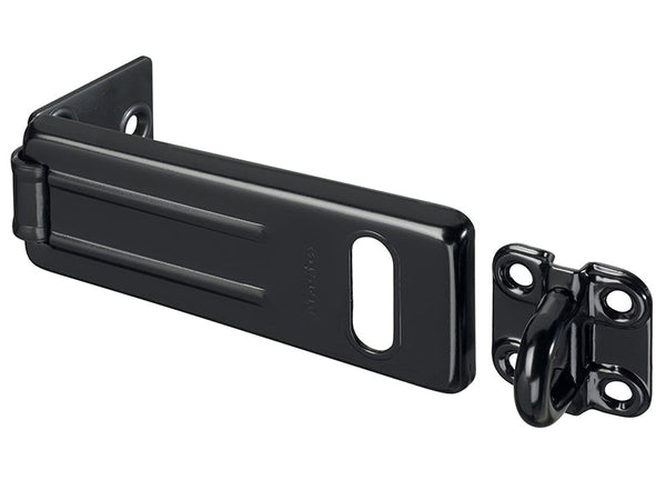 Master Lock Wrought Steel Hasp Matt Black 115mm – – Now available at MTN Shop UK.