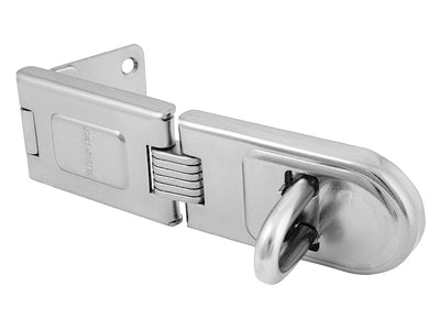 Master Lock Wrought Steel Single Hinged Hasp 160mm – – Now available at MTN Shop UK.