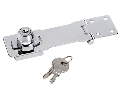 Master Lock Chrome Plated Steel Locking Hasp 118mm – – Now available at MTN Shop UK.