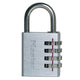 Master Lock  Aluminium 40mm 4-Digit Combination Padlock