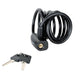 Master Lock  Black Self Coiling Keyed Cable 1.8m x 8mm