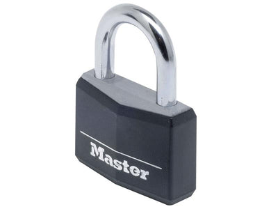 Master Lock Aluminium Black Vinyl Cover 40mm Padlock 4-Pin – – Now available at MTN Shop UK.