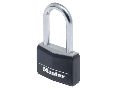 Master Lock Aluminium Black Vinyl Cover 40mm Padlock 4-Pin - 38mm Shackle – – Now available at MTN Shop UK.