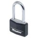 Master Lock  Aluminium Black Vinyl Cover 40mm Padlock 4-Pin - 38mm Shackle