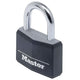Master Lock  Aluminium Black Vinyl Cover 40mm Padlock 4-Pin