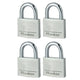 Master Lock  Aluminium 40mm Padlock 4-Pin - Keyed Alike x 4