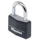Master Lock  Aluminium Black Vinyl Cover 50mm Padlock 4-Pin
