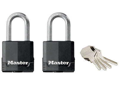 Master Lock Excell™ Weather Tough 45mm Padlock 4-Pin - Keyed Alike x 2 – – Now available at MTN Shop UK.