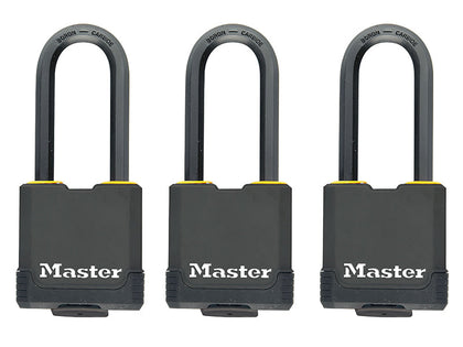 Master Lock Excell™ Weather Tough 45mm Padlock 4-Pin- Keyed Alike x 3 – – Now available at MTN Shop UK.