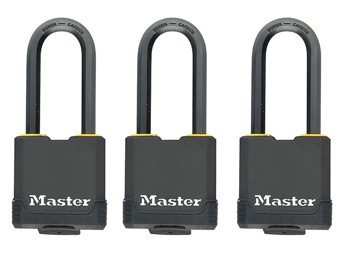 Master Lock  Excell™ Weather Tough 45mm Padlock 4-Pin- Keyed Alike x 3