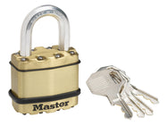Master Lock Excell™ Brass Finish 45mm Padlock 4-Pin – – Now available at MTN Shop UK.