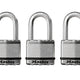 Master Lock  Excell™ Laminated Steel 50mm Padlock - 38mm Shackle - Keyed Alike x 3