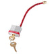 Master Lock  Lockout Padlock with Flexible Braided Steel Cable Shackle