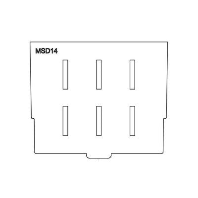 MTN BOX®: Spektrum Series SM Insert Package – Triple Storage Compartments – second image