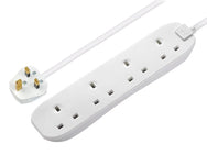 Masterplug Extension Lead 240V 4-Gang 13A White 5m – – Now available at MTN Shop UK.