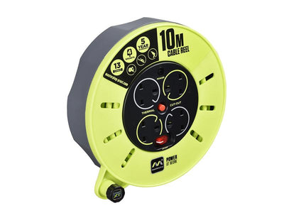 Masterplug PRO-XT Cassette Cable Reel 240V 13A 4-Socket 10m – – Now available at MTN Shop UK.