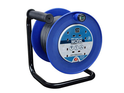 Masterplug Heavy-Duty Cable Reel 240V 13A 4-Socket Thermal Cut-Out 30m – – Now available at MTN Shop UK.