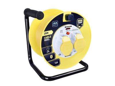 Masterplug Cable Reel 110V 16A Thermal Cut-Out 25m – – Now available at MTN Shop UK.