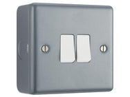 Masterplug Metal Clad 2-Gang 2-Way Light Switch – – Now available at MTN Shop UK.