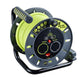 Masterplug PRO-XT Open Cable Reel 240V 13A 2-Socket & 2 USB (2.1A Shared) 25m
