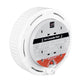 Masterplug Cassette Cable Reel 240V 13A 4-Socket Thermal Cut-Out White 4m
