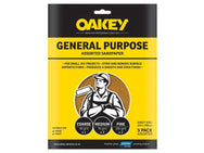 Oakey Glasspaper Sanding Sheets 230 x 280mm Medium 80G (5) – – Now available at MTN Shop UK.