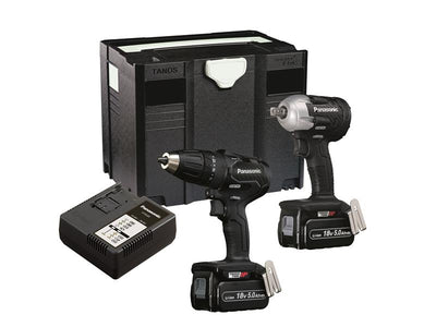 Panasonic EYC242LJ2G31 Twin Pack 18V 2 x 5.0Ah Li-ion – – Now available at MTN Shop UK.