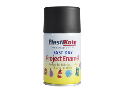 PlastiKote Fast Dry Enamel Aerosol Matt Black 100ml – – Now available at MTN Shop UK.