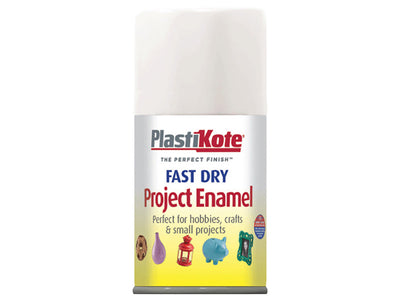 PlastiKote Fast Dry Enamel Aerosol Gloss White 100ml – – Now available at MTN Shop UK.