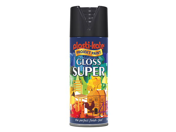 PlastiKote Gloss Super Spray Black 400ml – – Now available at MTN Shop UK.