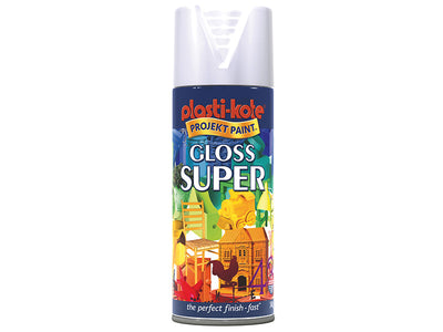 PlastiKote Gloss Super Spray White 400ml – – Now available at MTN Shop UK.