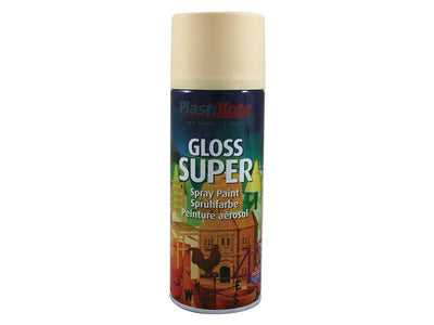 PlastiKote Gloss Super Spray Antique White 400ml – – Now available at MTN Shop UK.