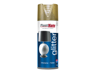 PlastiKote Glitter Effect Spray Gold 400ml – – Now available at MTN Shop UK.