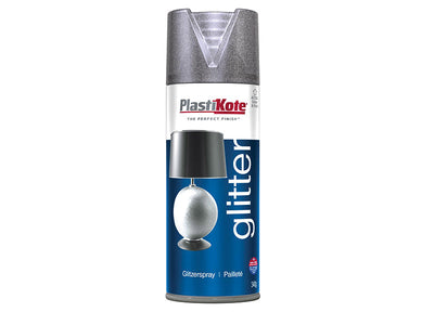 PlastiKote Glitter Effect Spray Silver 400ml – – Now available at MTN Shop UK.