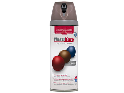 PlastiKote Twist & Spray Satin Cappuccino 400ml – – Now available at MTN Shop UK.