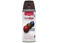 PlastiKote Twist & Spray Matt Chocolate 400ml – – Now available at MTN Shop UK.