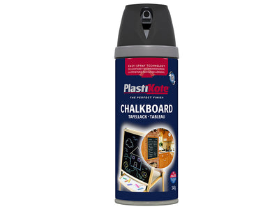PlastiKote Twist & Spray Chalkboard Paint Black 400ml – – Now available at MTN Shop UK.