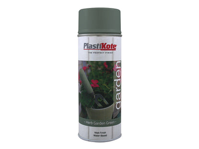 PlastiKote Garden Colours Spray Paint Herb Garden Green 400ml – – Now available at MTN Shop UK.