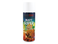 PlastiKote Super Spray Matt White RAL 9016 400ml – – Now available at MTN Shop UK.