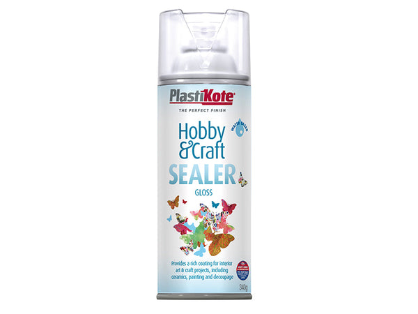 PlastiKote Hobby & Craft Sealer Spray Clear Gloss 400ml – – Now available at MTN Shop UK.