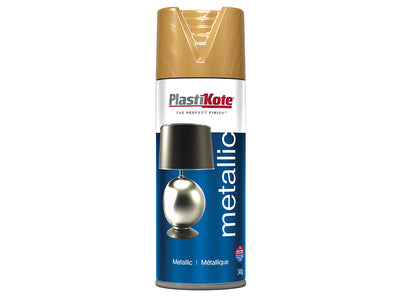 PlastiKote Metallic Spray Antique Gold 400ml – – Now available at MTN Shop UK.