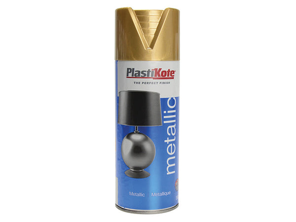 PlastiKote Metallic Spray Gold 400ml – – Now available at MTN Shop UK.