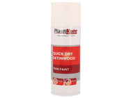 PlastiKote Trade Quick Dry Trim Spray Satinwood White 400ml – – Now available at MTN Shop UK.