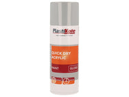 PlastiKote Trade Quick Dry Acrylic Spray Paint Gloss Grey 400ml – – Now available at MTN Shop UK.
