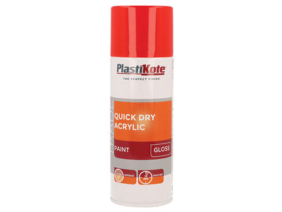 PlastiKote Trade Quick Dry Acrylic Spray Paint Gloss Red 400ml – – Now available at MTN Shop UK.