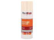 PlastiKote Trade Quick Dry Acrylic Spray Paint Matt Magnolia 400ml – – Now available at MTN Shop UK.