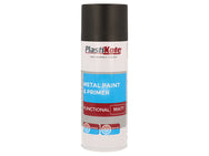 PlastiKote Trade Metal Spray Paint & Primer Matt Black 400ml – – Now available at MTN Shop UK.