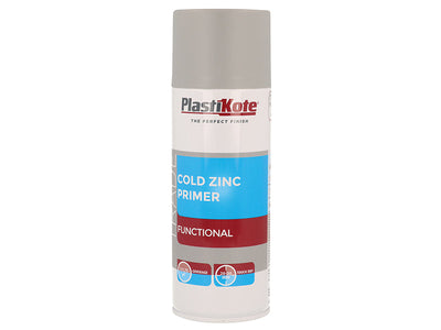 PlastiKote Trade Cold Zinc Spray Primer 400ml – – Now available at MTN Shop UK.